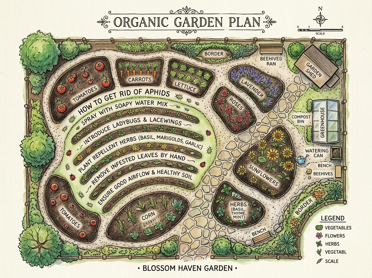 Tailored Garden Spacing Schematic Layout